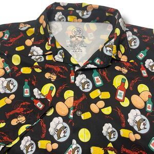 Buc-ees Shirt Men XL Crawfish Button SS